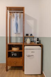 Kuchyň nebo kuchyňský kout v ubytování B&B Stanze Guelfe