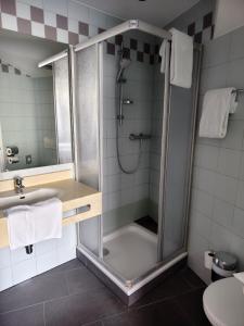 Łazienka w obiekcie Hotel Anker