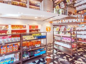 a grocery store aisle with products on display at Hotel Universal Port in Osaka