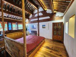 Postel nebo postele na pokoji v ubytování Secret Moon Guesthouse