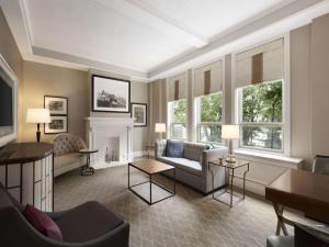 Posezení v ubytování Fairmont Le Chateau Frontenac