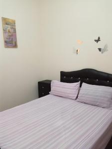 Postel nebo postele na pokoji v ubytování manal appartement