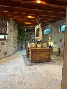 a bathroom with a vanity and a mirror in a room at Cortijo Boutique Marbella in Marbella