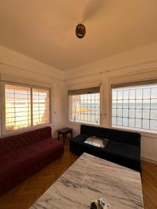 Ένα ή περισσότερα κρεβάτια σε δωμάτιο στο Villa les ondines