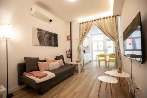 Posezení v ubytování Apartamentos corazón de Chamberí