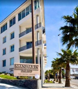 O edifício onde o hotel está situado