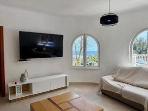 TV a/nebo společenská místnost v ubytování Villa Bellavista Calpe