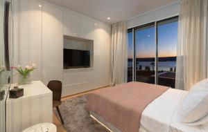 Katil atau katil-katil dalam bilik di Stunning Home In Turanj