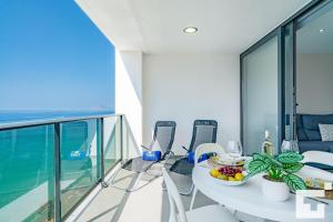 Balkón alebo terasa v ubytovaní Apartamento Bernia al Mar 9A - Grupo Turis