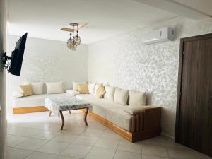 Posezení v ubytování smir park Mdiq