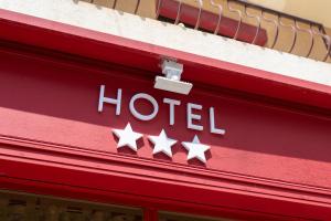Certifikát, hodnocení, plakát nebo jiný dokument vystavený v ubytování Hôtel Lou Juan