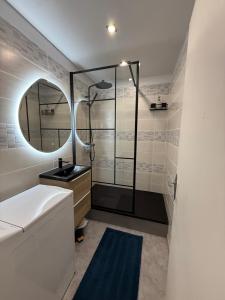 Koupelna v ubytování Dove house
