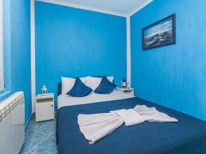 Postel nebo postele na pokoji v ubytování Apartments MIK5 - Famous Beach Jaz
