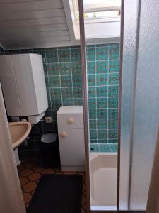 Koupelna v ubytování B&B Viering