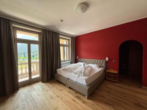 Postel nebo postele na pokoji v ubytování Hotel Savoia