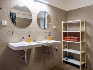 Koupelna v ubytování Apartmán Karlova Studánka