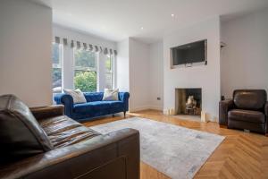 Χώρος καθιστικού στο Luxury Modern 2 Bedroom Flat - 2 mins from Ascot Racecourse