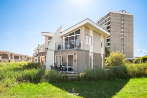 Bygningen som feriehuset ligger i