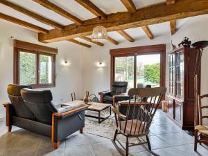 Posedenie v ubytovaní Villa Longevillaise
