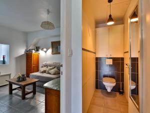 Kúpeľňa v ubytovaní Villa Longevillaise