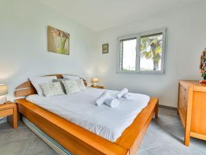Posteľ alebo postele v izbe v ubytovaní Villa Longevillaise