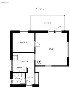 Půdorys ubytování Bright apartment with mountain views