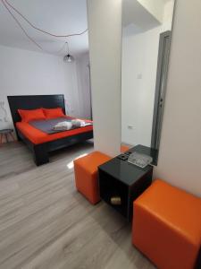 Postel nebo postele na pokoji v ubytování ViiLa s'un sfert
