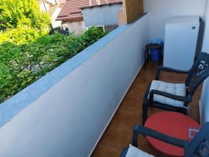 Balkón nebo terasa v ubytování ViiLa s'un sfert