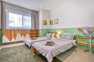 Ένα ή περισσότερα κρεβάτια σε δωμάτιο στο Modern 3 bedroom - Bahar ic caghaq