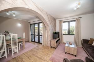 Χώρος καθιστικού στο Guest House Luksic