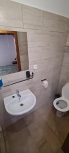 Koupelna v ubytování Apartmány Bardi
