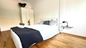 Postel nebo postele na pokoji v ubytování Apartamento independiente con jardín