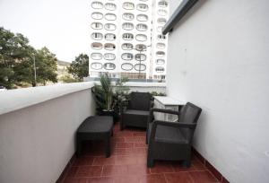 Posezení v ubytování Lisbon South Beach Apartment