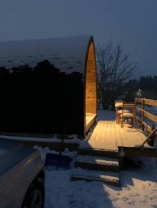 Το Cosy Cabin τον χειμώνα