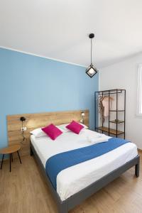 Postel nebo postele na pokoji v ubytování La Kasbah di Scilla&Cariddi