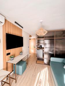 Køkken eller tekøkken på Hotel Puente Real