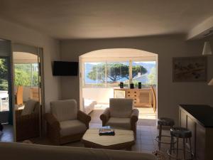 Posezení v ubytování Hotel Villa Maya
