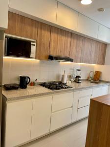 Kuchyň nebo kuchyňský kout v ubytování Chipe Apartment