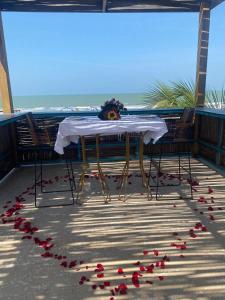 Balkón nebo terasa v ubytování Coco Beach Cartagena