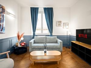 Χώρος καθιστικού στο Four Season's Ghibellina Luxury Apartment 300 mt from Duomo