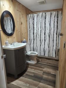 Ένα μπάνιο στο Chalet spacieux pour escapade en nature