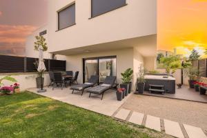 Vrt u objektu Studio Apartment Rosa Krk