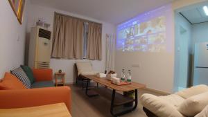 TV a/nebo společenská místnost v ubytování Lezhan B&B