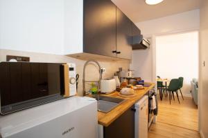 Køkken eller tekøkken på East farm cottages