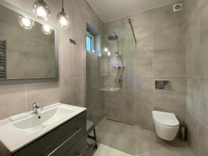 Kúpeľňa v ubytovaní Apartamenty Asturia Rymanów Zdrój