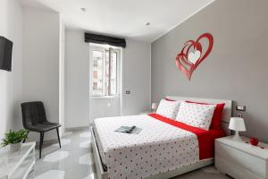 Postel nebo postele na pokoji v ubytování Gaeta, B&B la Loggia