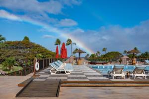 Swimmingpoolen hos eller tæt på Maui Eldorado #H104 Garden View