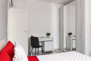 Postel nebo postele na pokoji v ubytování Gaeta, B&B la Loggia