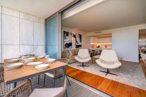 Posezení v ubytování Cond Bayline - Ostra - SPA - GYM - BEACH - POOL - BY BEDZY