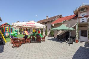Budova, kde se bed and breakfast nachází